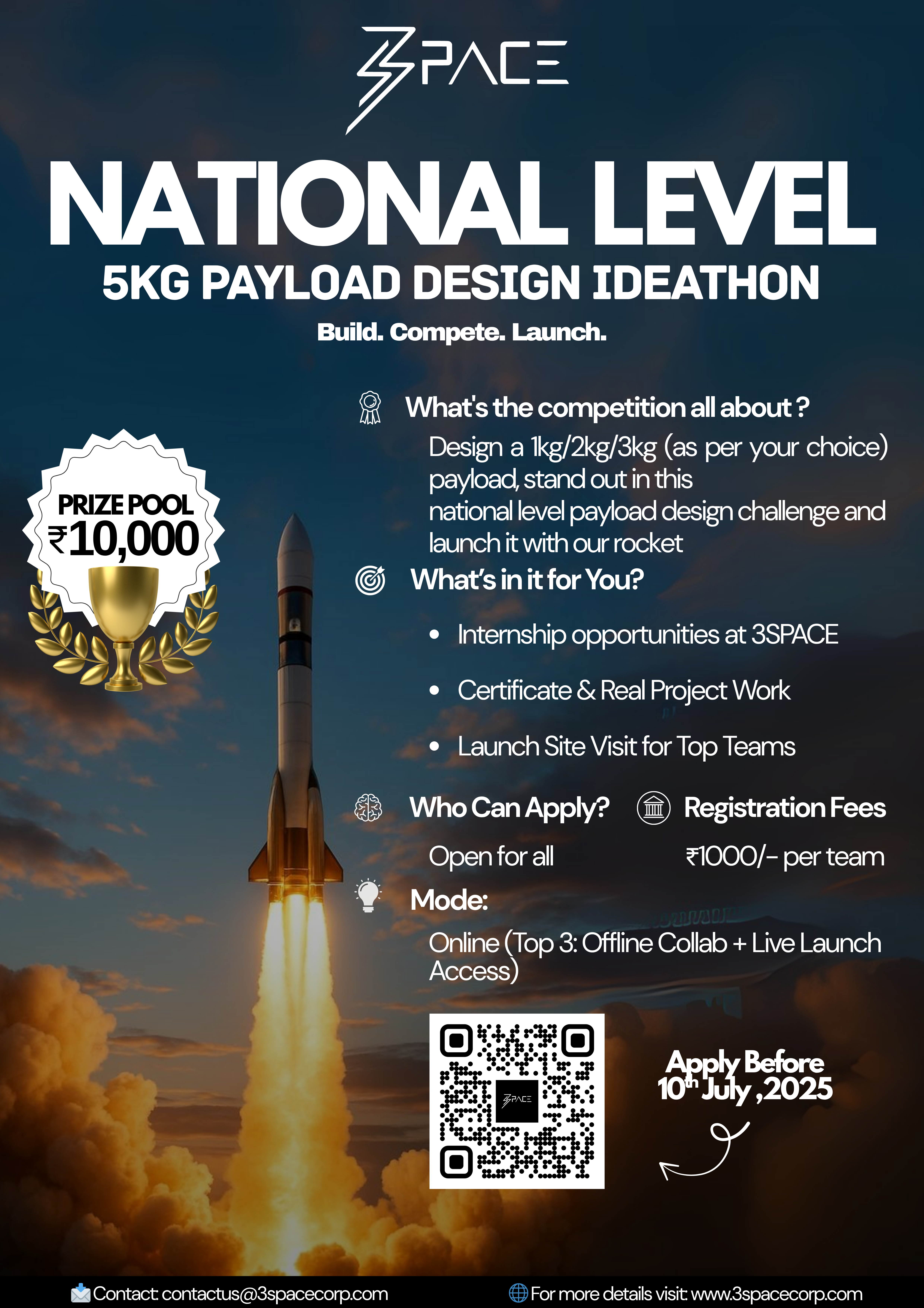 3Space Tech Competition Poster